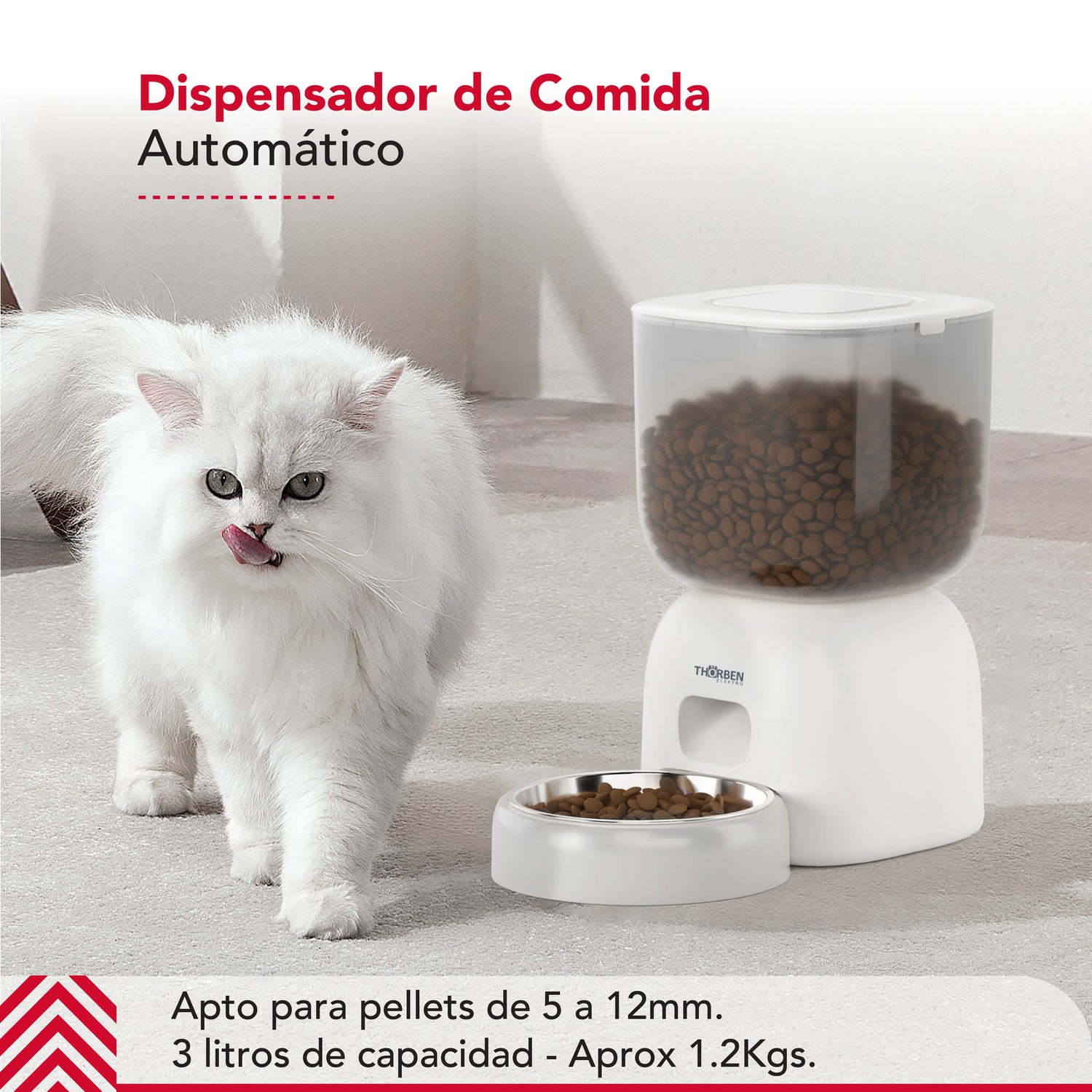 Dispensador comida eléctrico Thor Pet Auto-Feeder