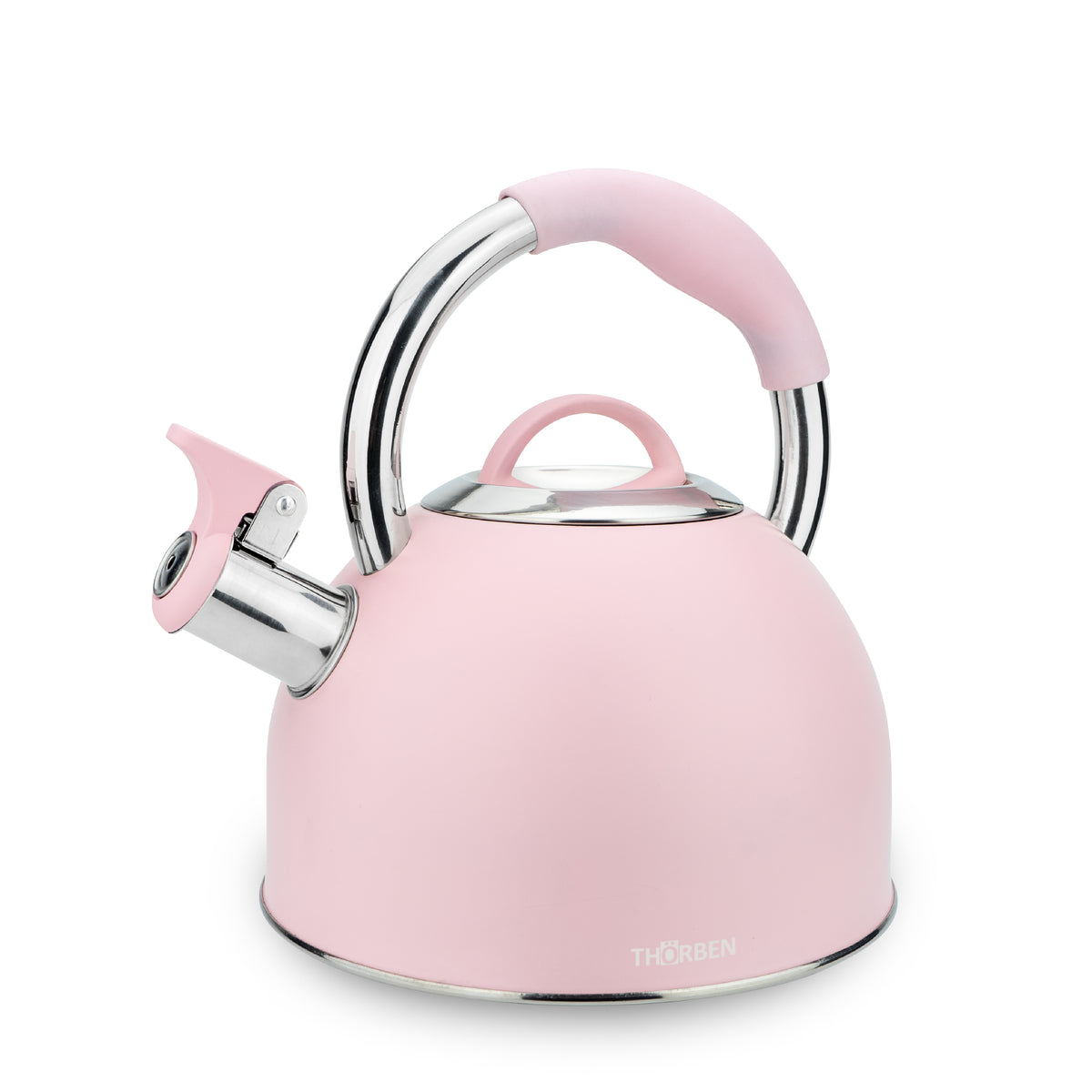 Tetera Thor Tea Time Rosa 2.5L Acero Inoxidable Silbadora