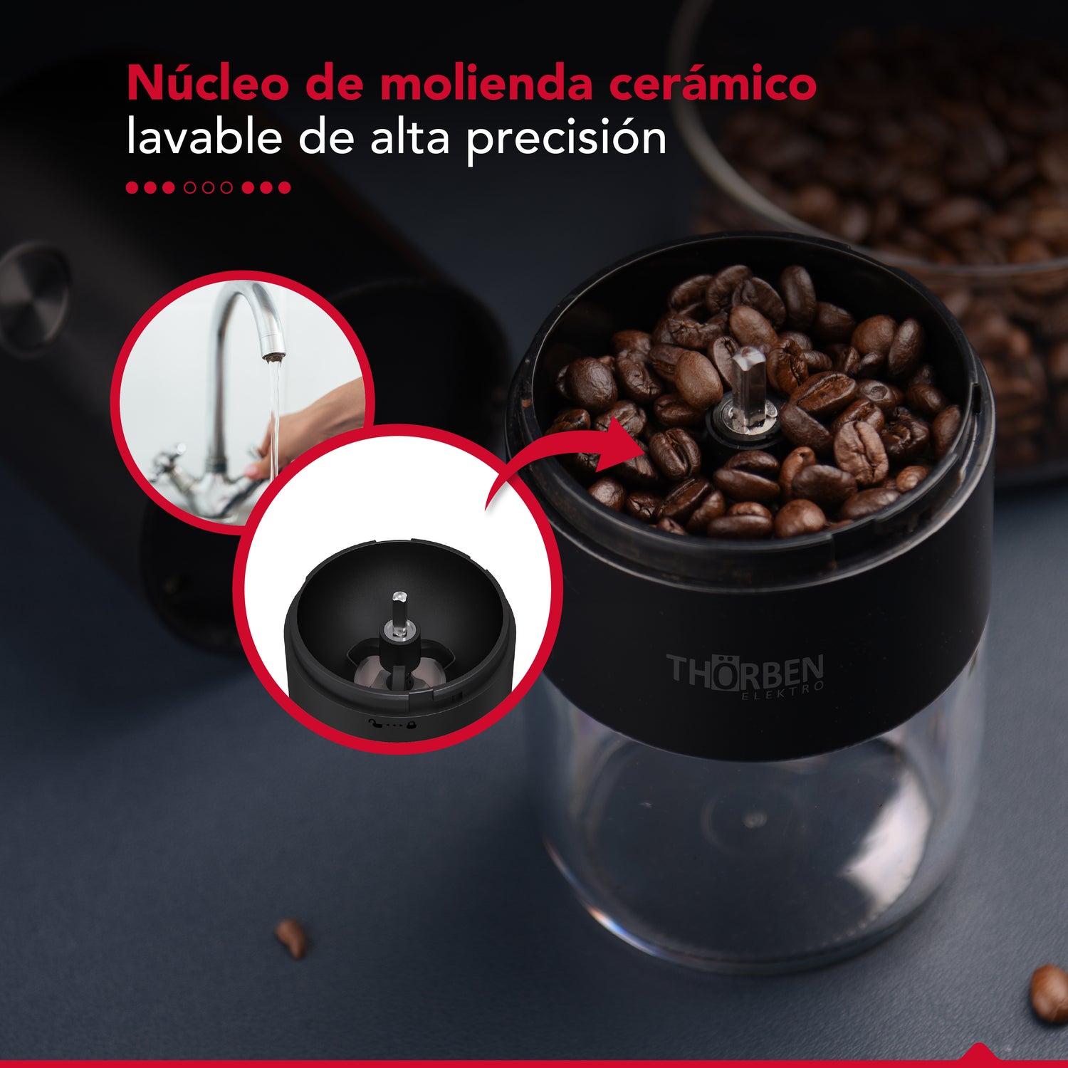 Molinillo de Café USB Thor Coffee Grinder
