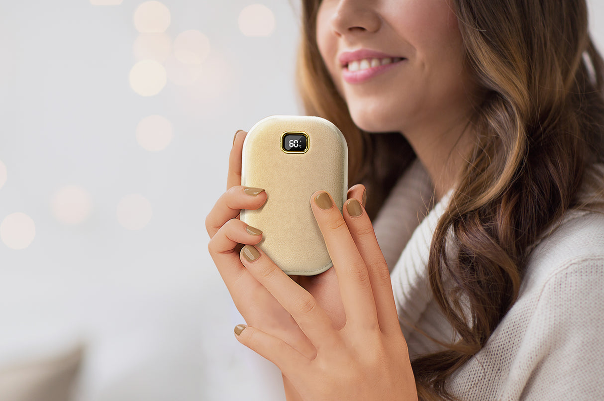 Calentador de manos inalámbrico Hand Warmer Beige