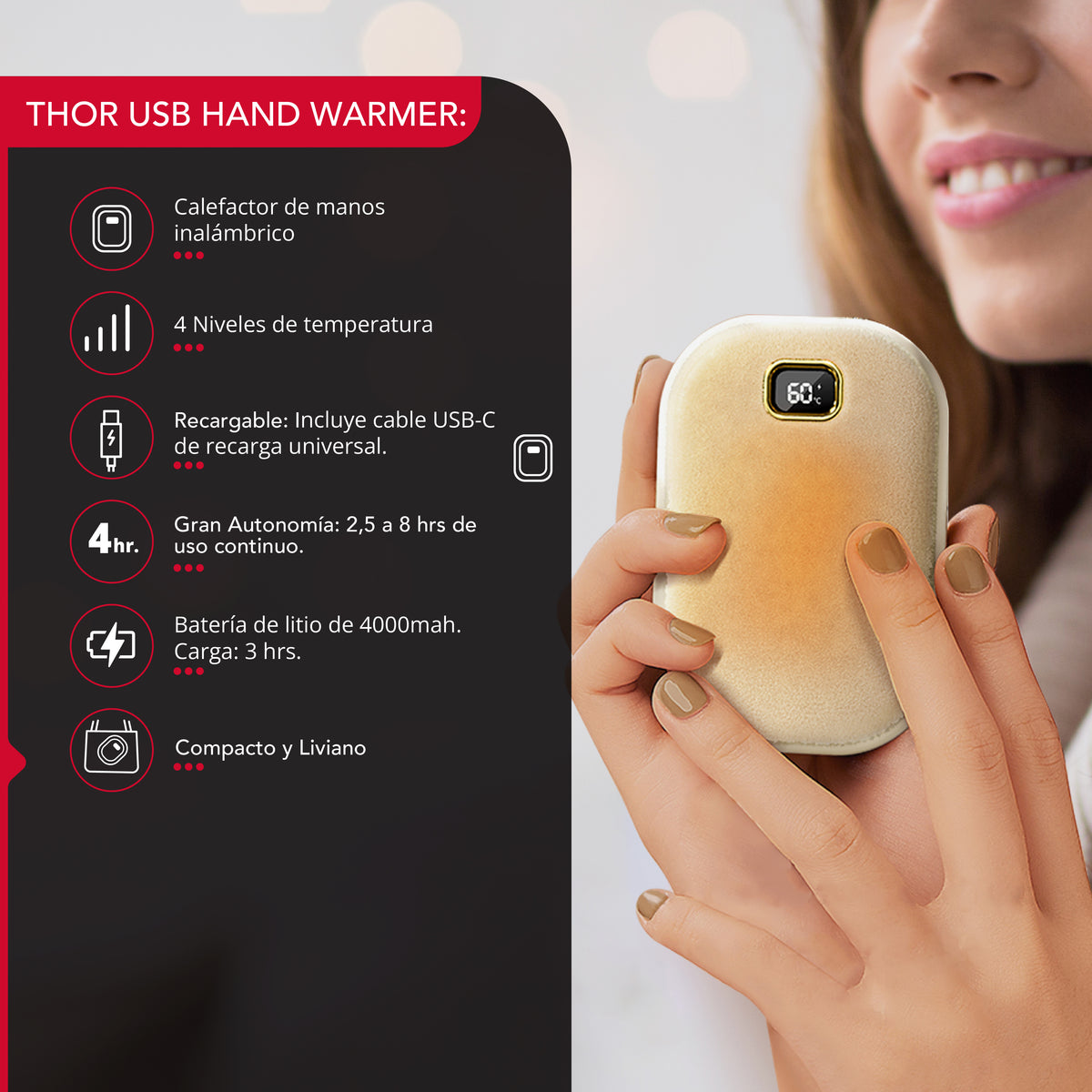 Calentador de manos inalámbrico Hand Warmer
