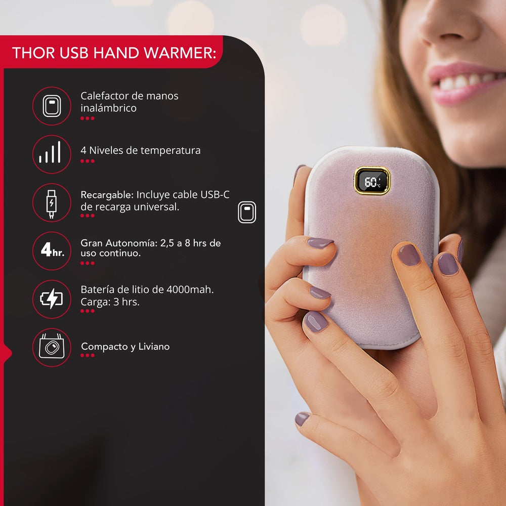 Calentador de manos inalámbrico Hand Warmer Purple