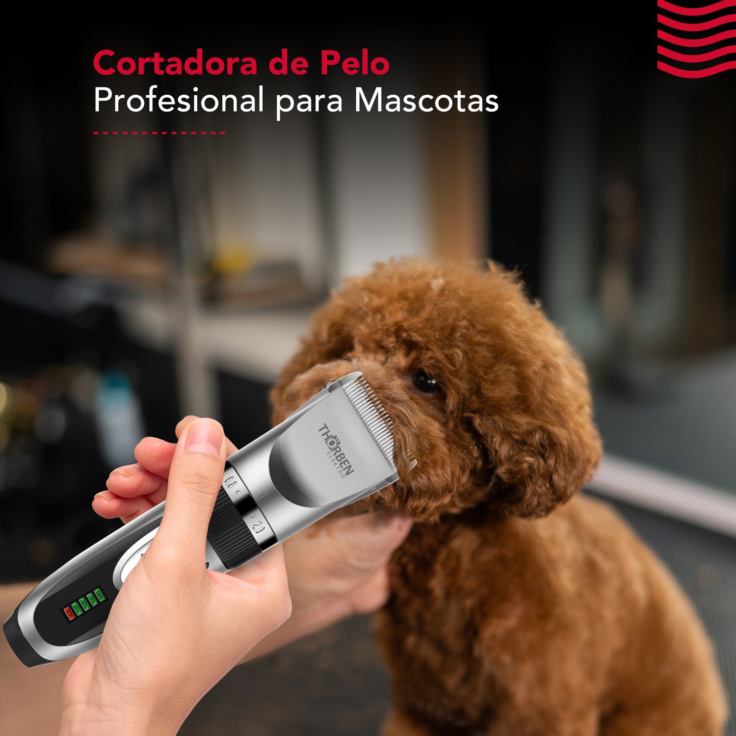Máquina corta pelo Thor Cordless Usb Pet Clipper