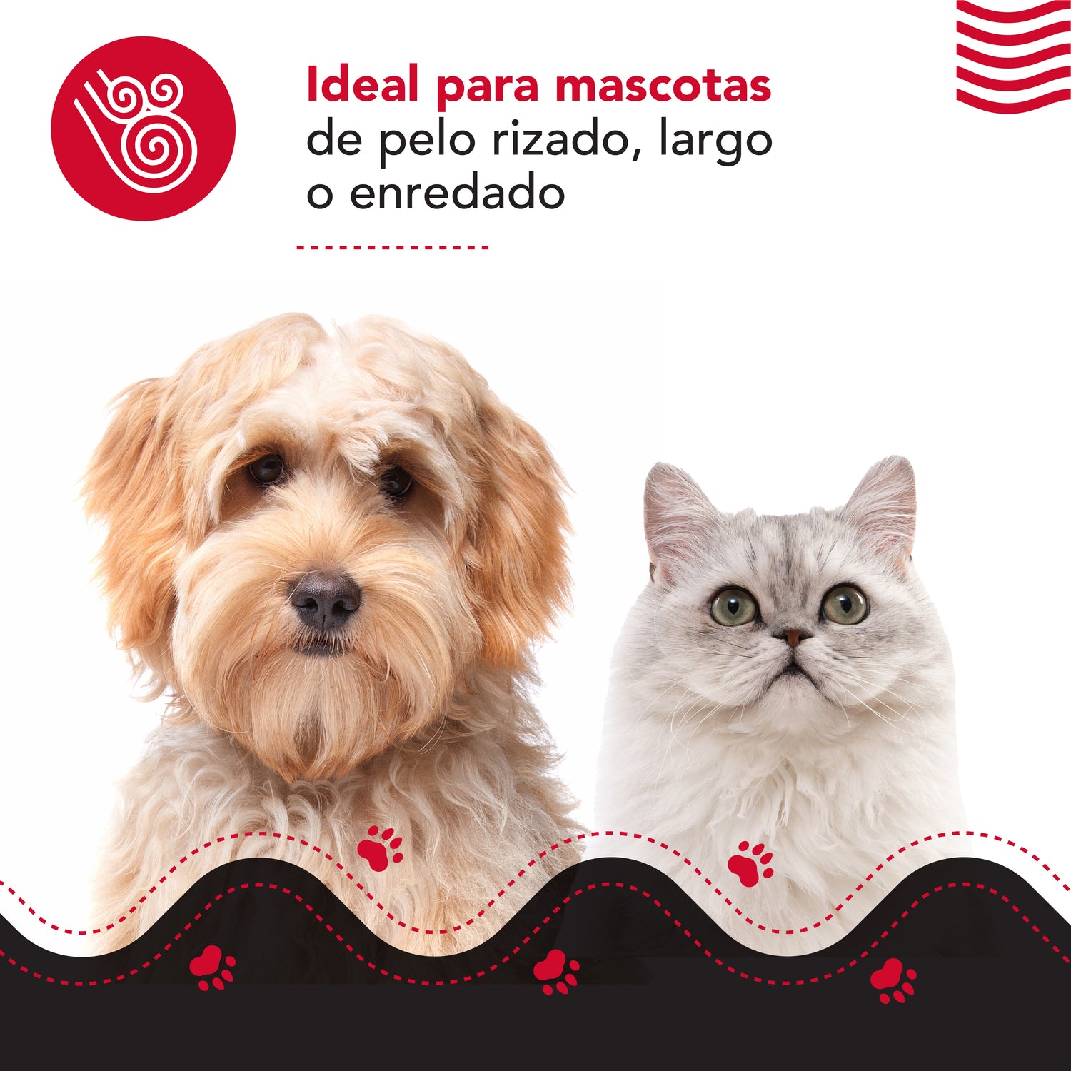 Desenredador eléctrico Thor Electric Usb Pet Detangling Brush