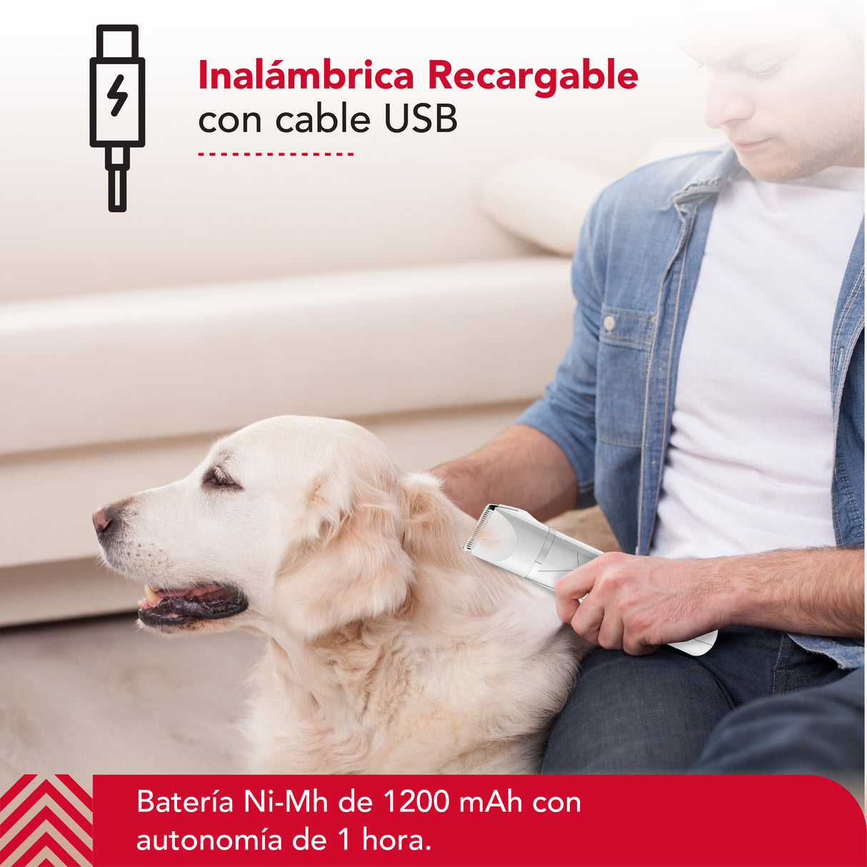 Desvelladora Thor Cordless Usb Pet Trimmer 4En1