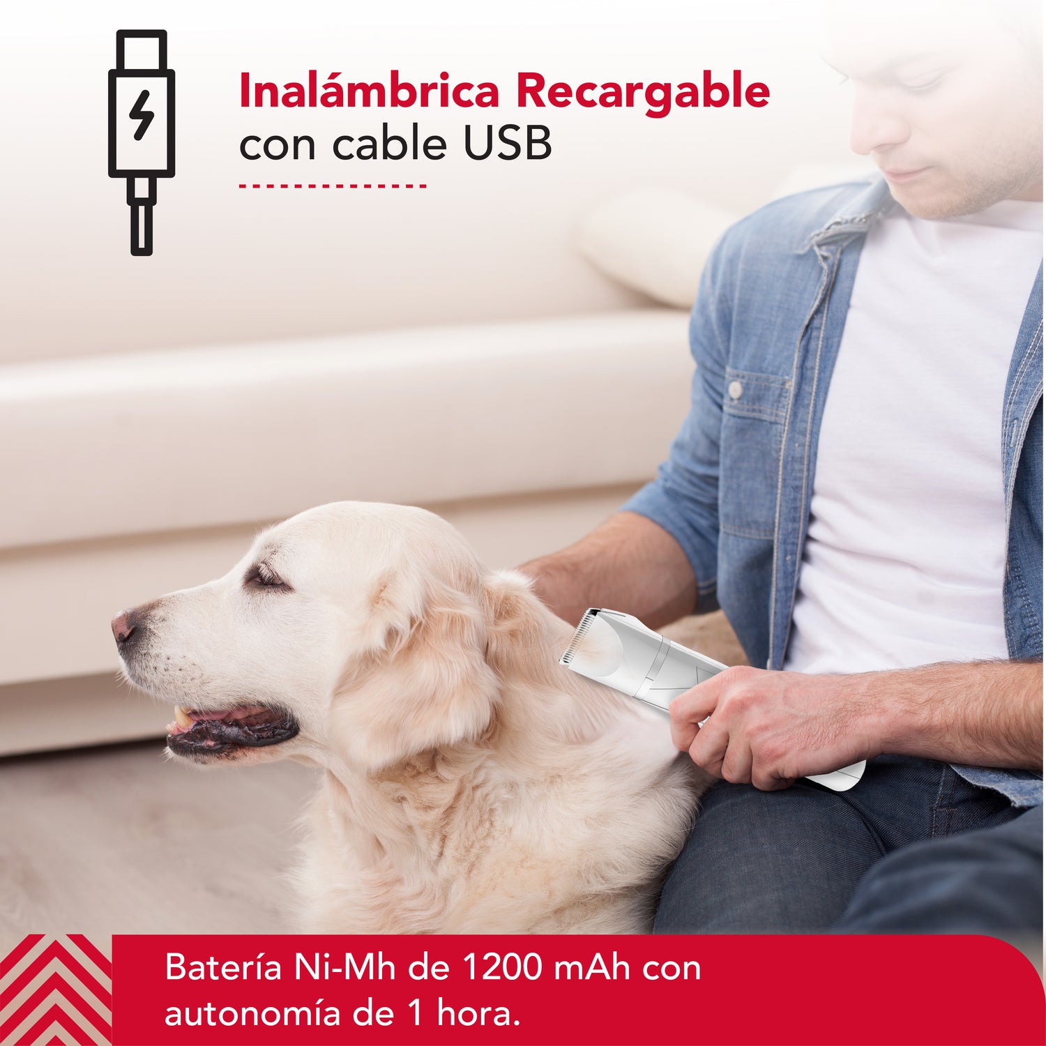 Desvelladora Thor Cordless Usb Pet Trimmer 4En1