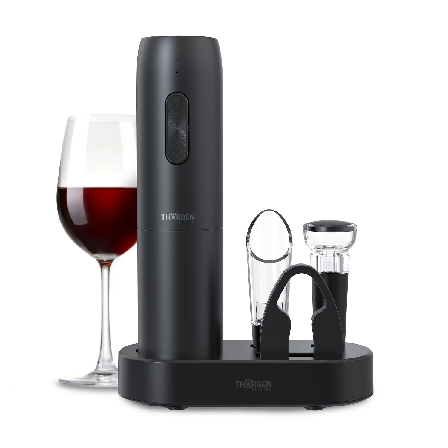Set de Vinos 4 accesorios USB Thor Wine Set