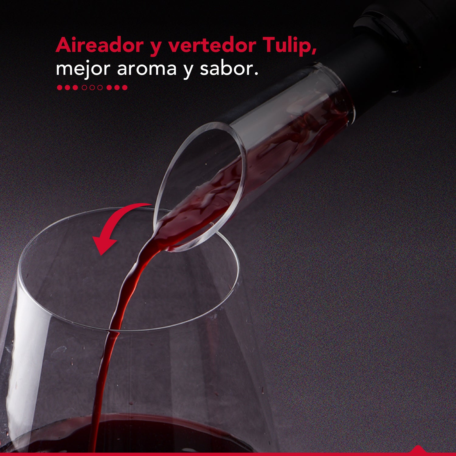 Set de Vinos 4 accesorios USB Thor Wine Set
