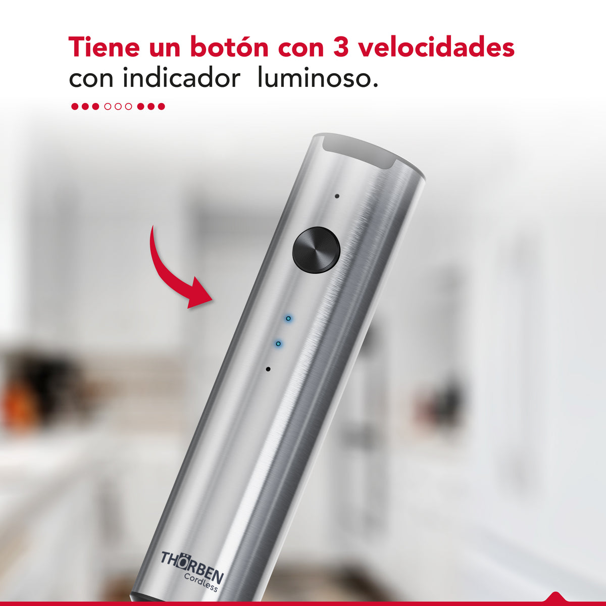 Espumador y Batidor USB Inox Thor Dual Milk Frother