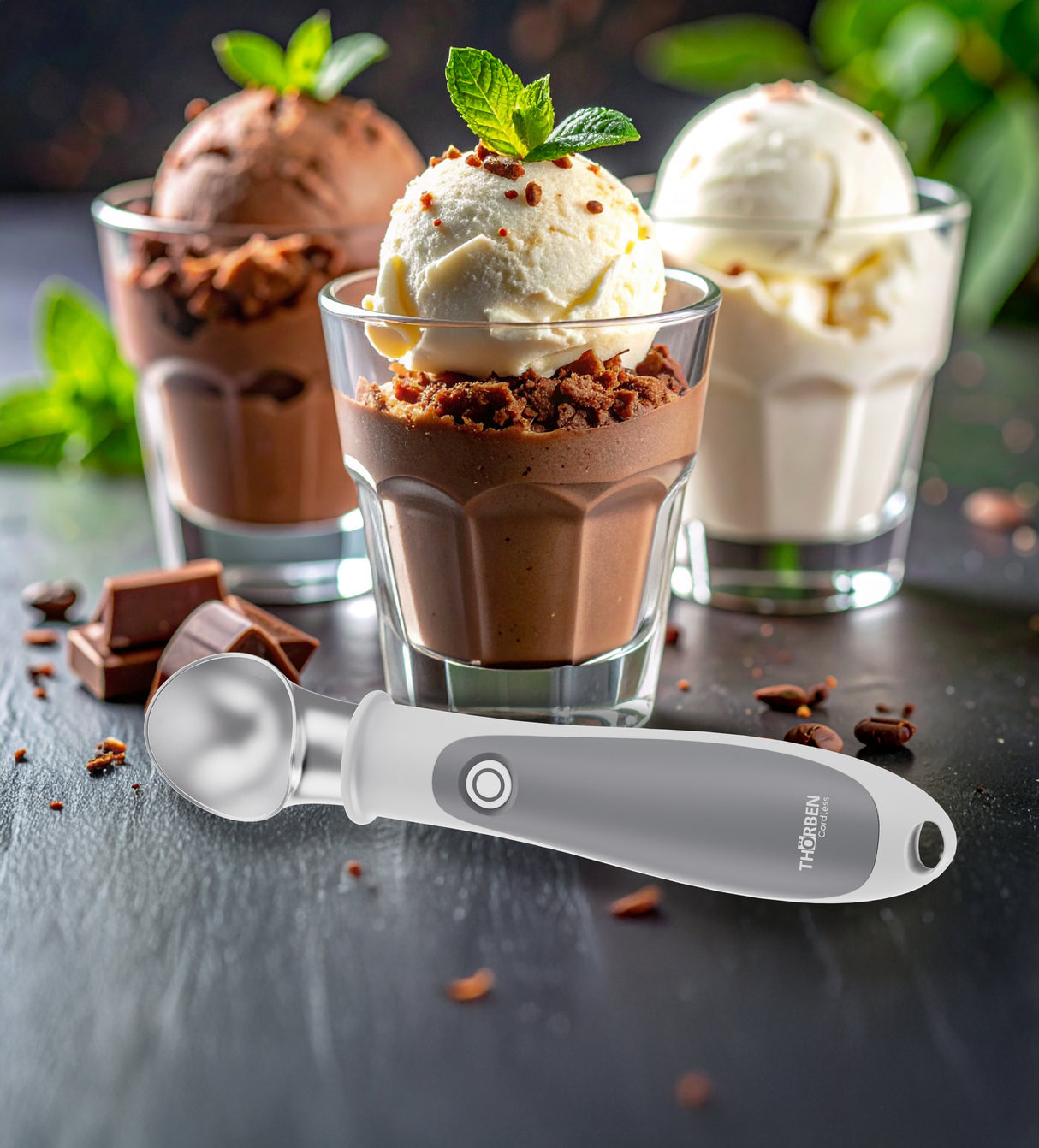 Cuchara Helado 2 Temperaturas USB Thor Ice Cream Spoon