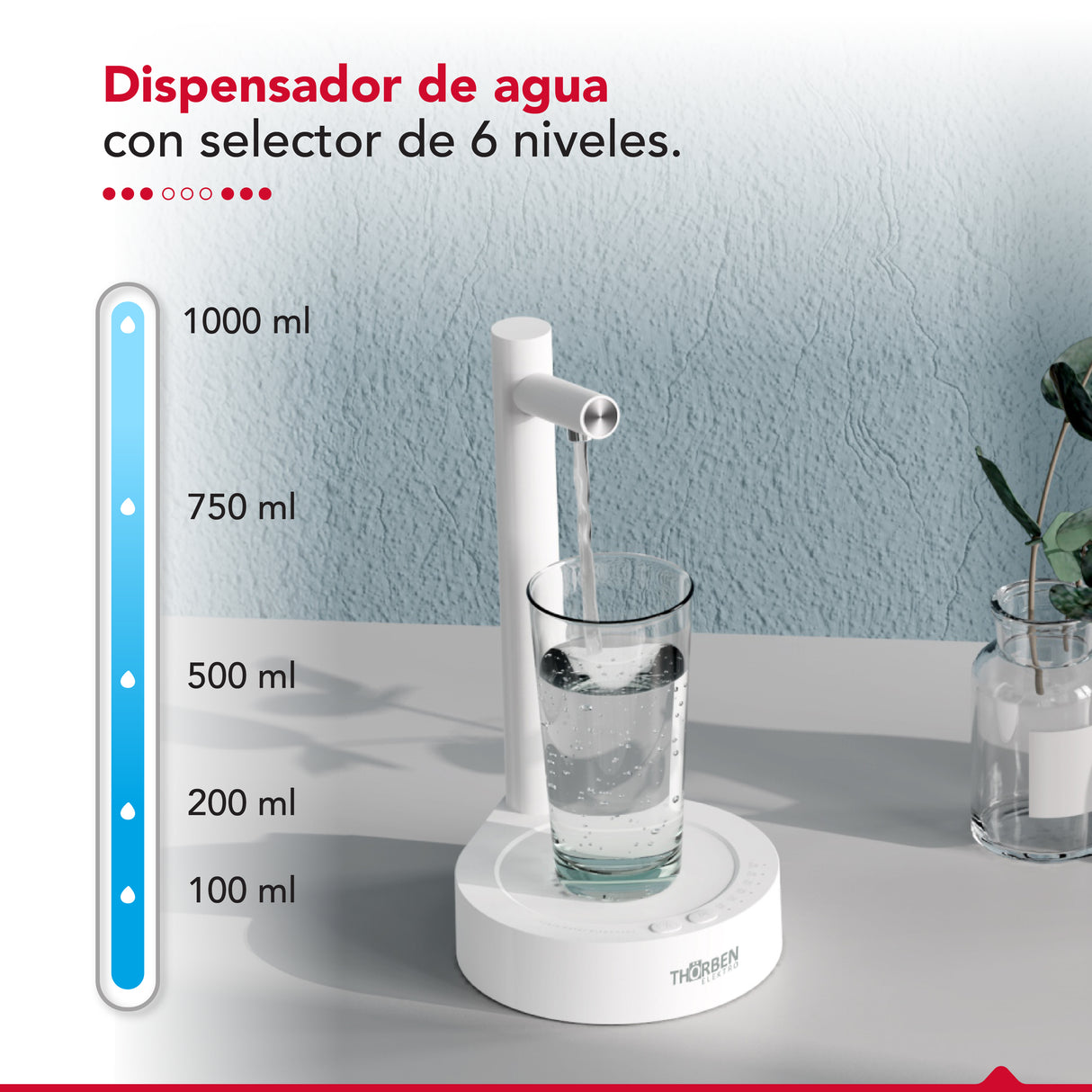 Dispensador de agua Thor Usb Water Table Dispenser