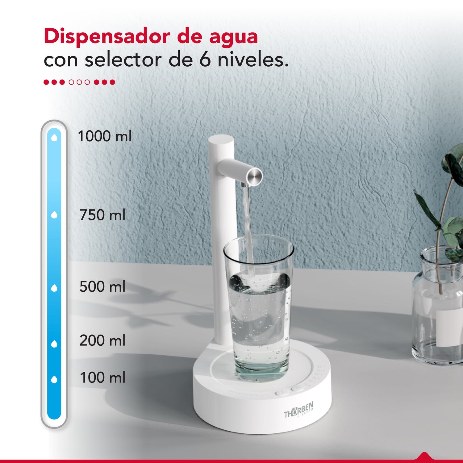 Dispensador de agua Thor Usb Water Table Dispenser