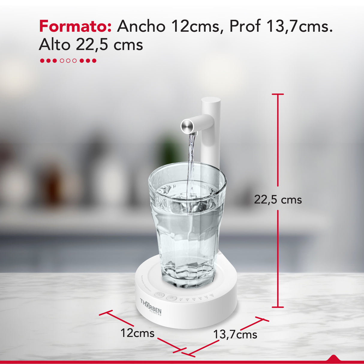 Dispensador de agua Thor Usb Water Table Dispenser