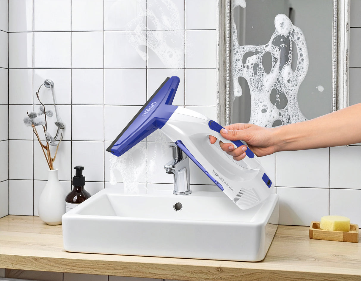 Limpia Ventanas 2 en 1 Inalámbrica Thor Usb Win Vac