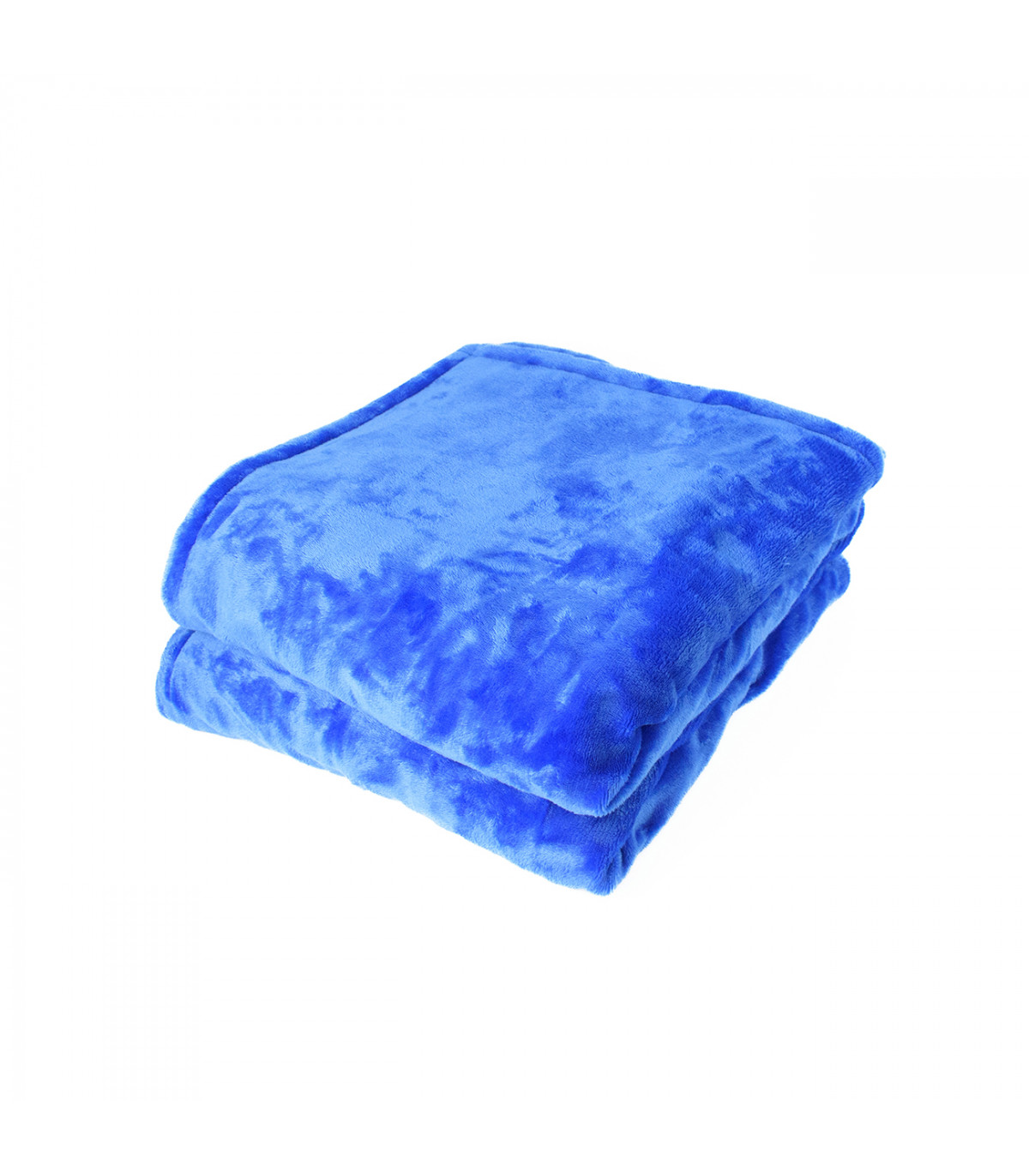 Manta de poliéster reciclado azul 150 x 230 CHALEUR