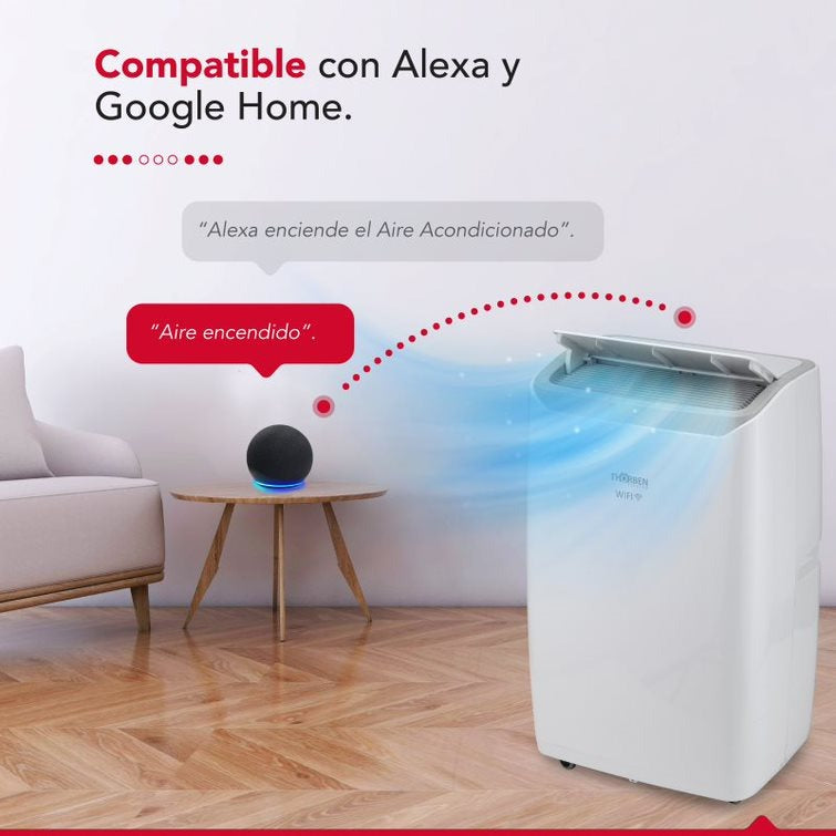 Aire acondicionado portátil Thor Smart Pac 4En1 Wifi 9000 Btu