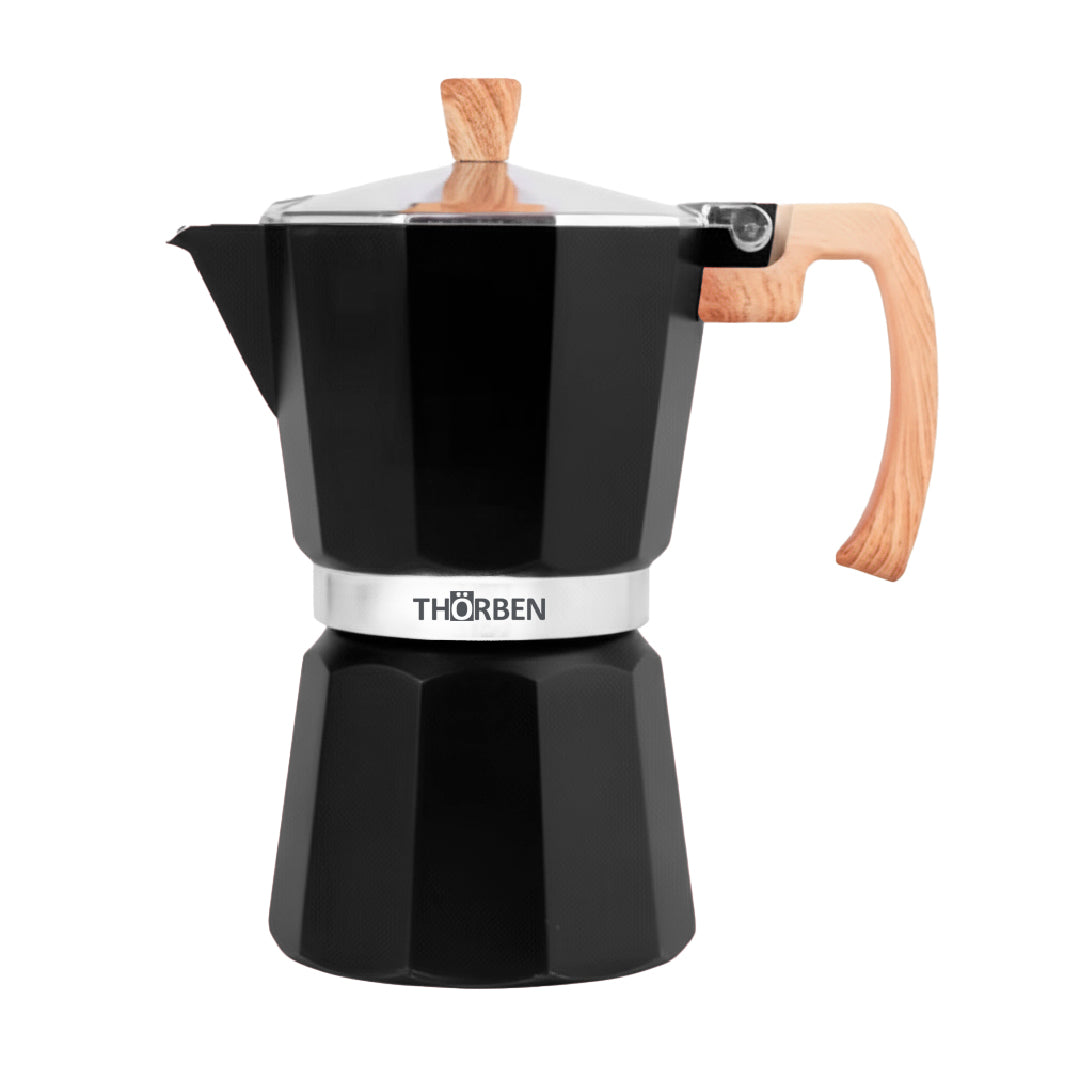 Cafetera Moka Thor Moka Milano de 9 tazas Negro
