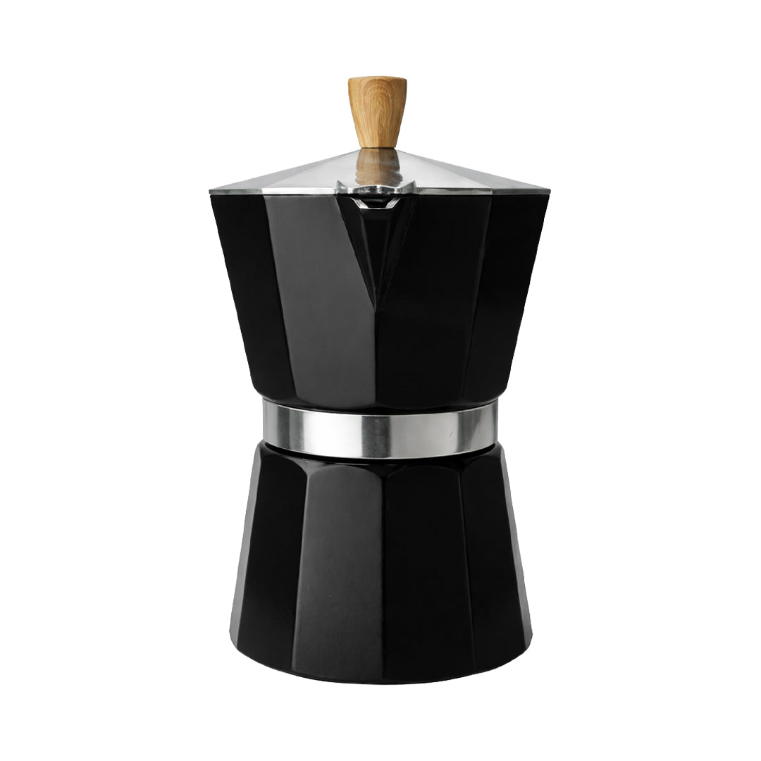 Cafetera Moka Thor Moka Milano de 9 tazas Negro – Thorbenstore