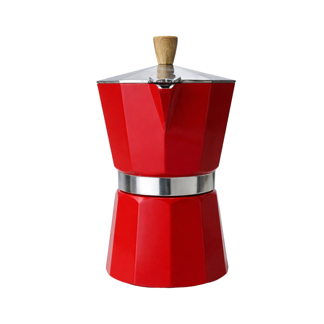 Cafetera Moka Thor Moka Milano de 9 tazas Rojo – Thorbenstore