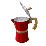 Cafetera Moka Thor Moka Milano de 9 tazas Rojo
