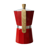 Cafetera Moka Thor Moka Milano de 9 tazas Rojo