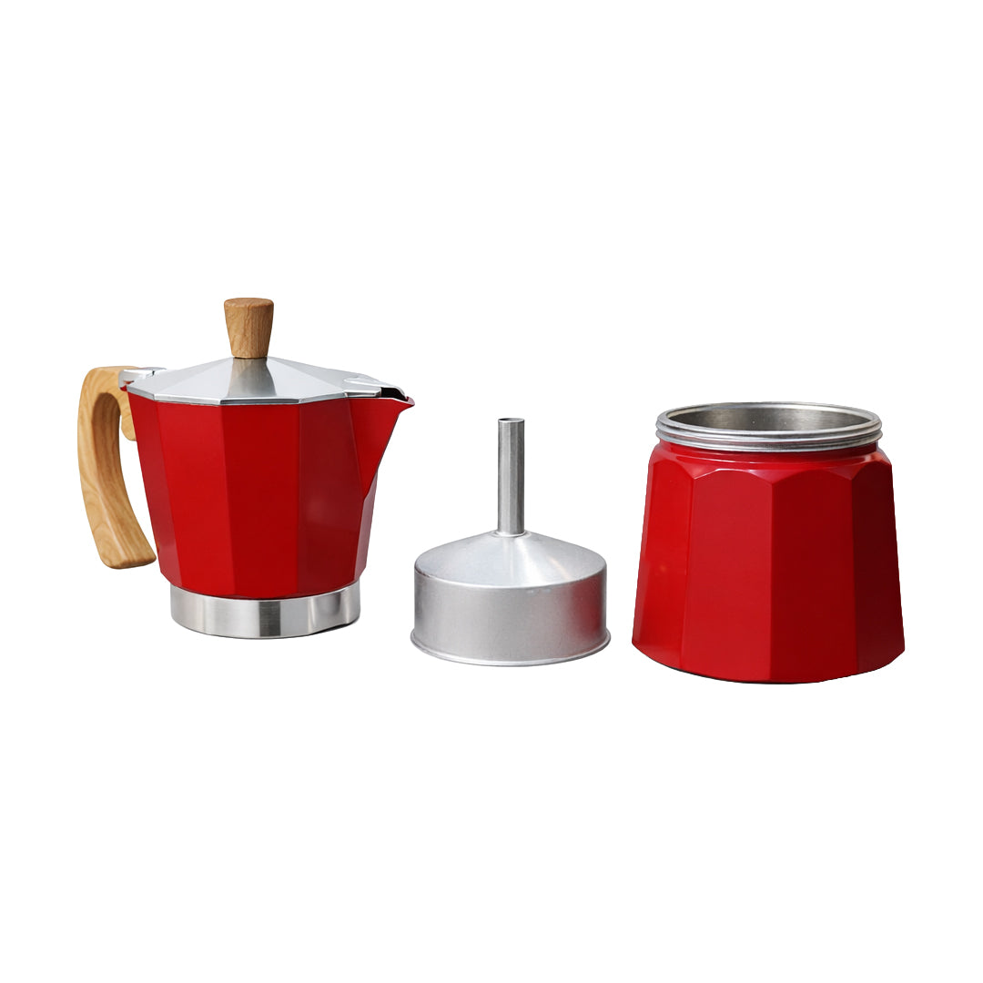 Cafetera Moka Thor Moka Milano de 9 tazas Rojo