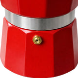 Cafetera Moka Thor Moka Milano de 9 tazas Rojo
