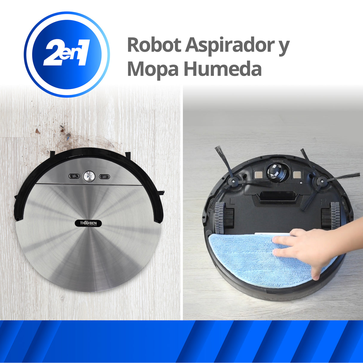 Aspiradora robot Thor Dual T Bot Plus