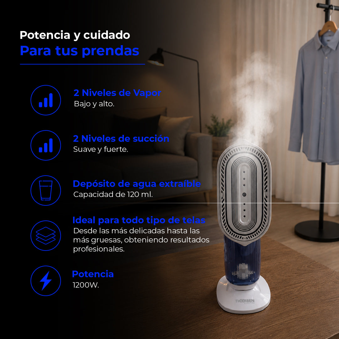 Plancha a Vapor con Succión Thor Vacuum Steamer Pro