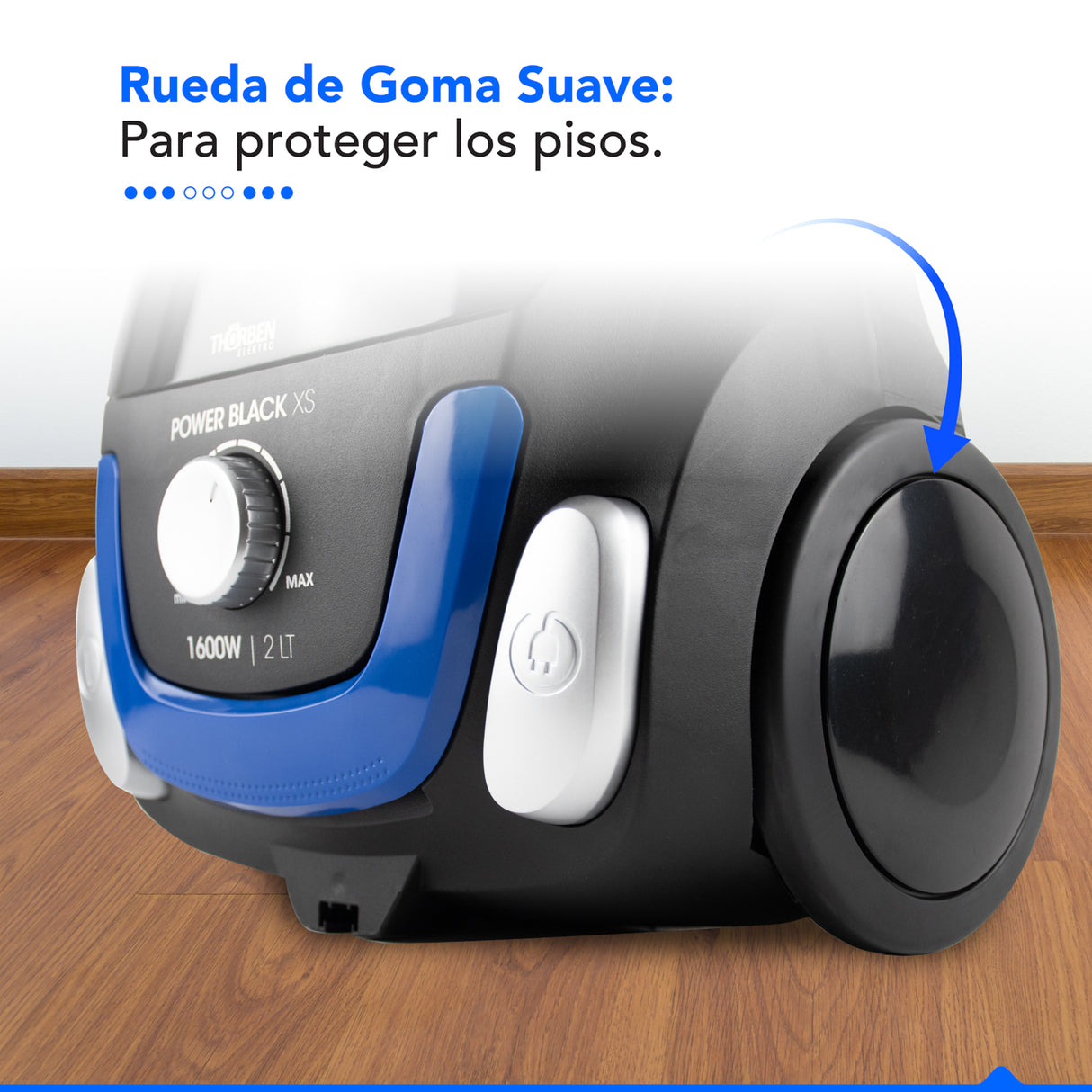 Aspiradora de bolsa Thor Power Black Xs