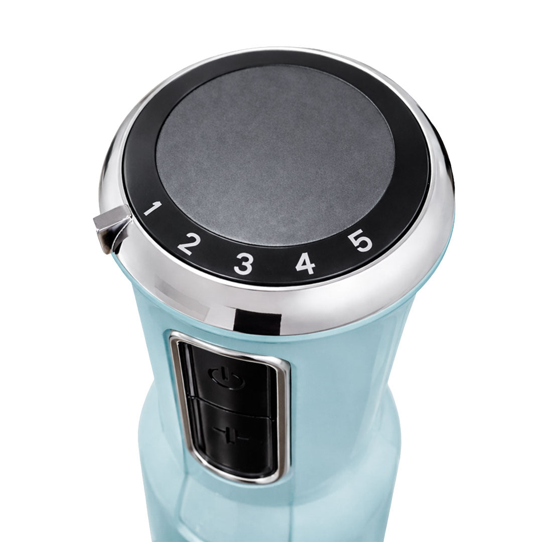 MiniPimmer Thorben Thor Retro Style Hand Mixer Light Blue