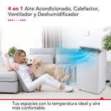 Aire Acondicionado Portátil Frio/Calor Smart Pac 4 En1 Wifi 14000 Btu