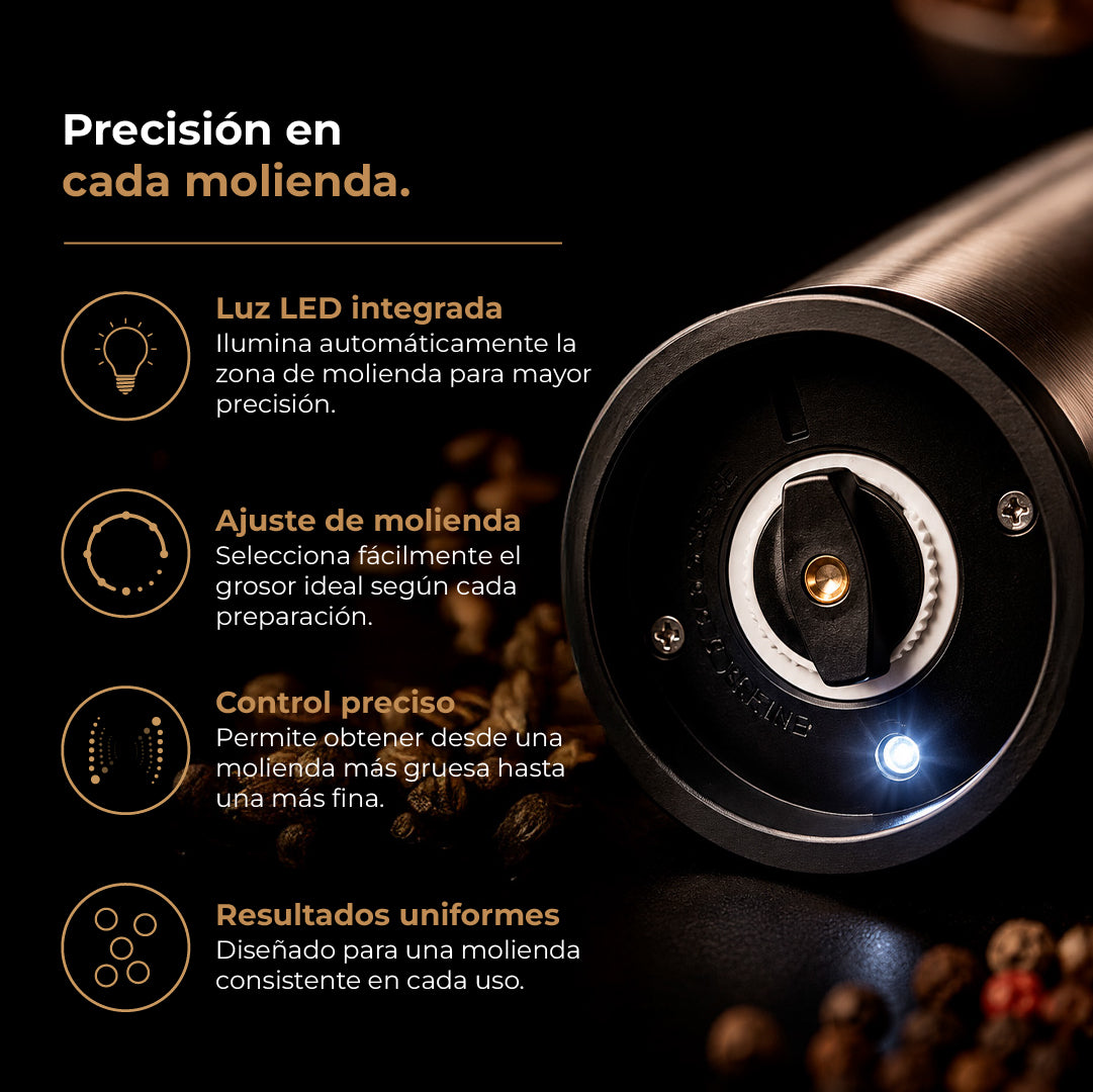 Moledor de Especias Thor Usb Deluxe Grinder Set