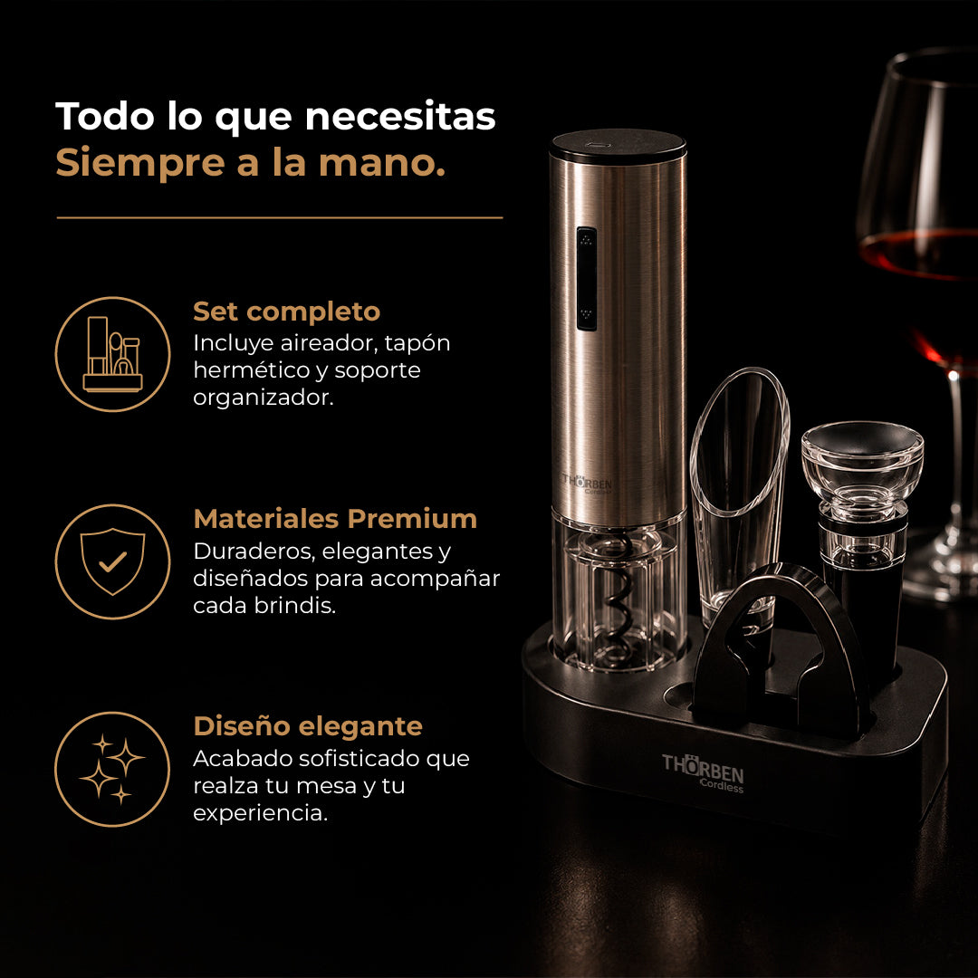 Set de Vinos Thor Usb Deluxe Wine Set