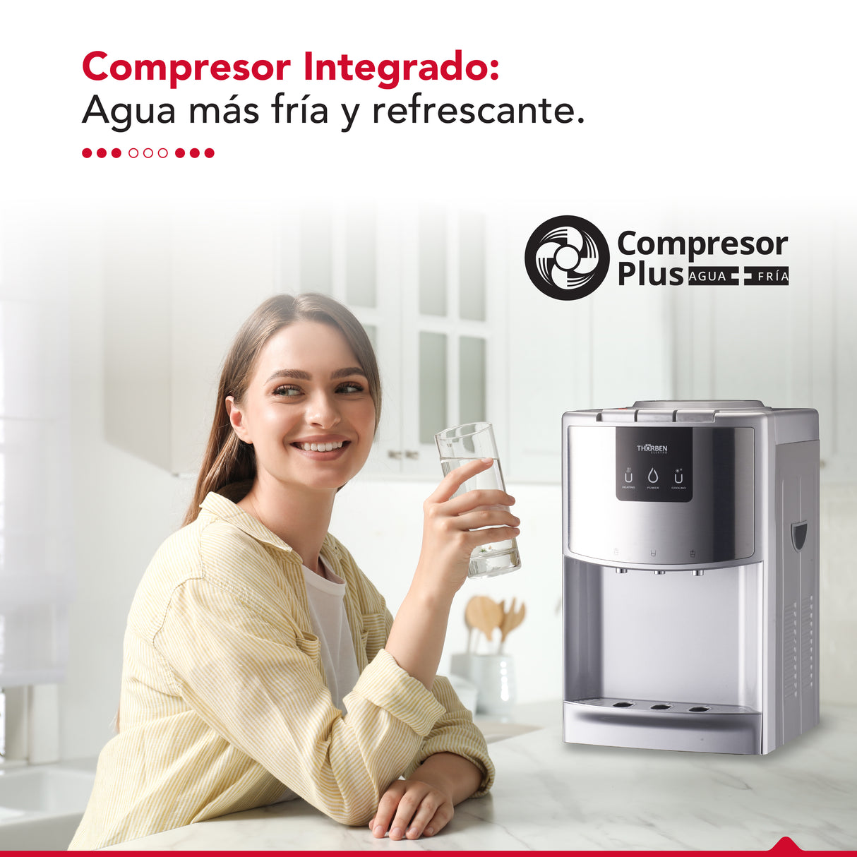 Dispensador de agua 3 temperaturas Thor 3Temp Desk