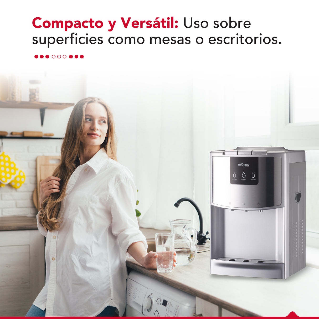 Dispensador de agua 3 temperaturas Thor 3Temp Desk