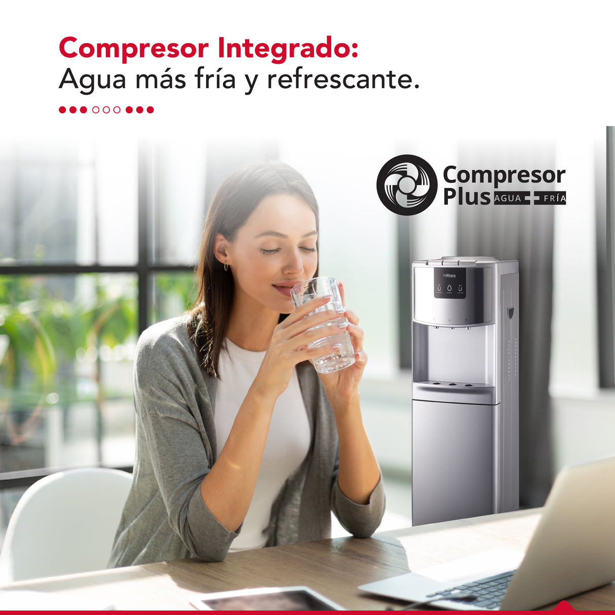 Dispensador de agua 3 temperaturas Thor 3Temp Stand