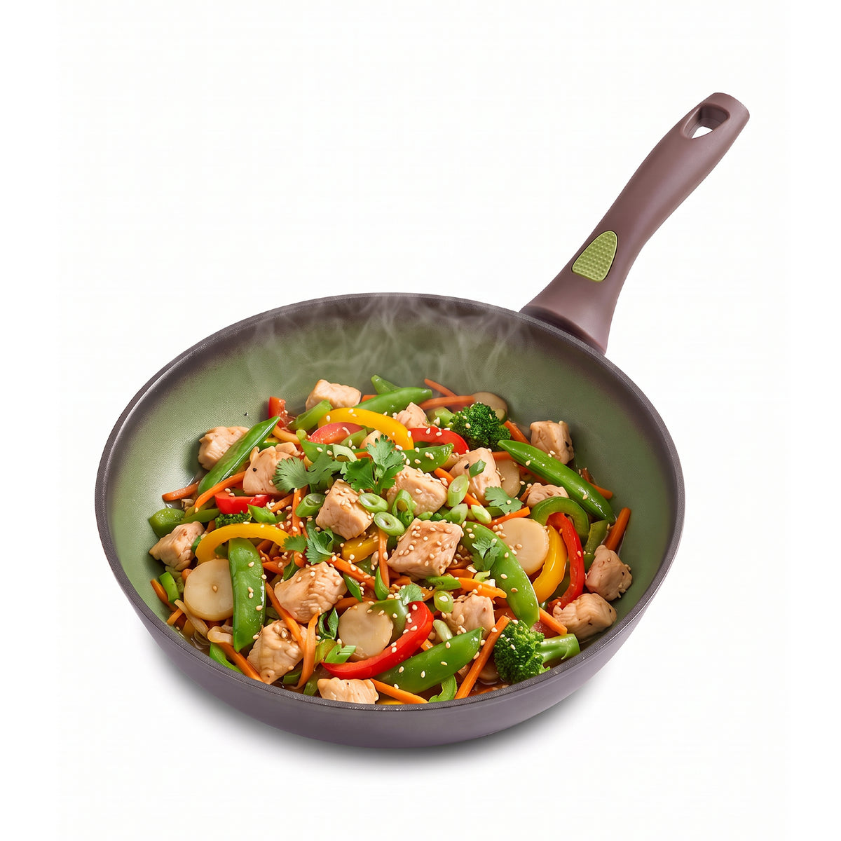 Wok Antiadherente Thor Avocado 28 cm