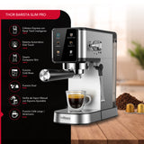 Cafetera Espresso Digital Thor Barista Slim Pro
