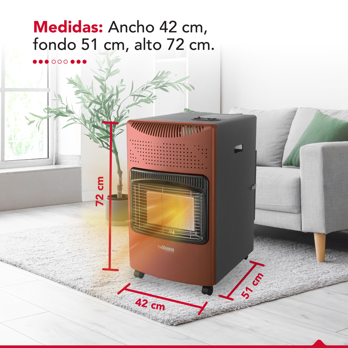 Estufa a gas Thor GL 15K