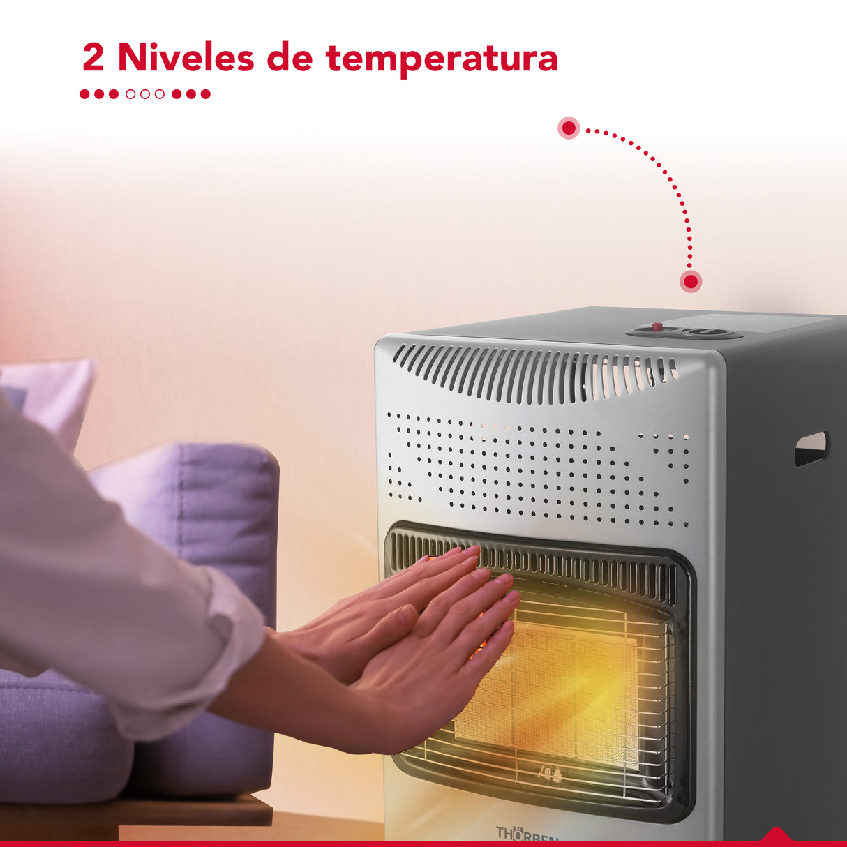 Estufa a gas Thor GL 15K Silver