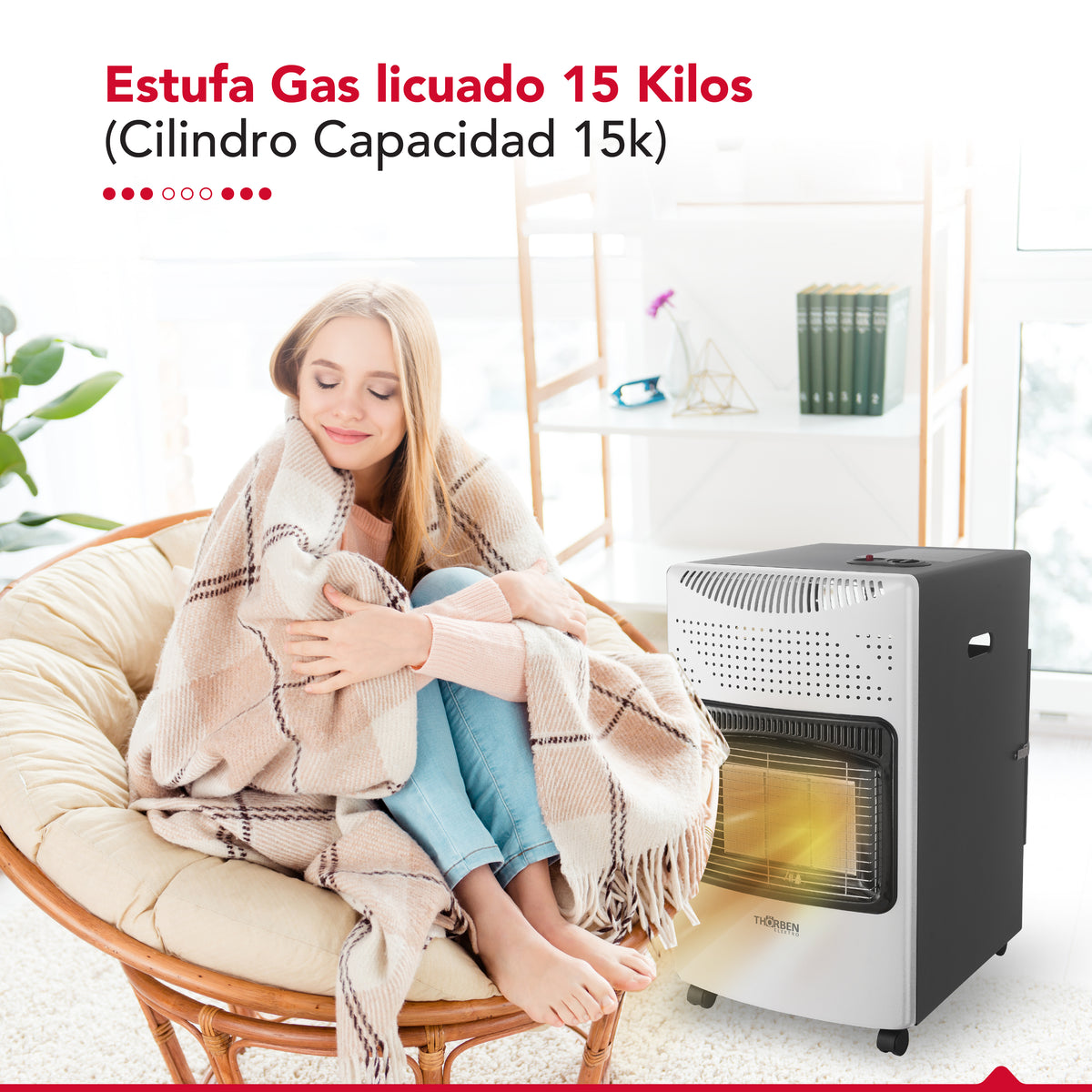 Estufa a gas Thor GL 15K