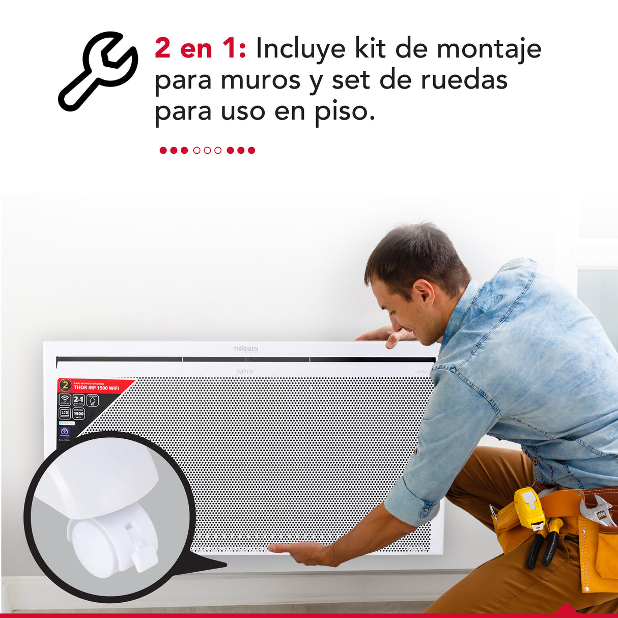 Panel eléctrico Thor IRP 1500 Wifi