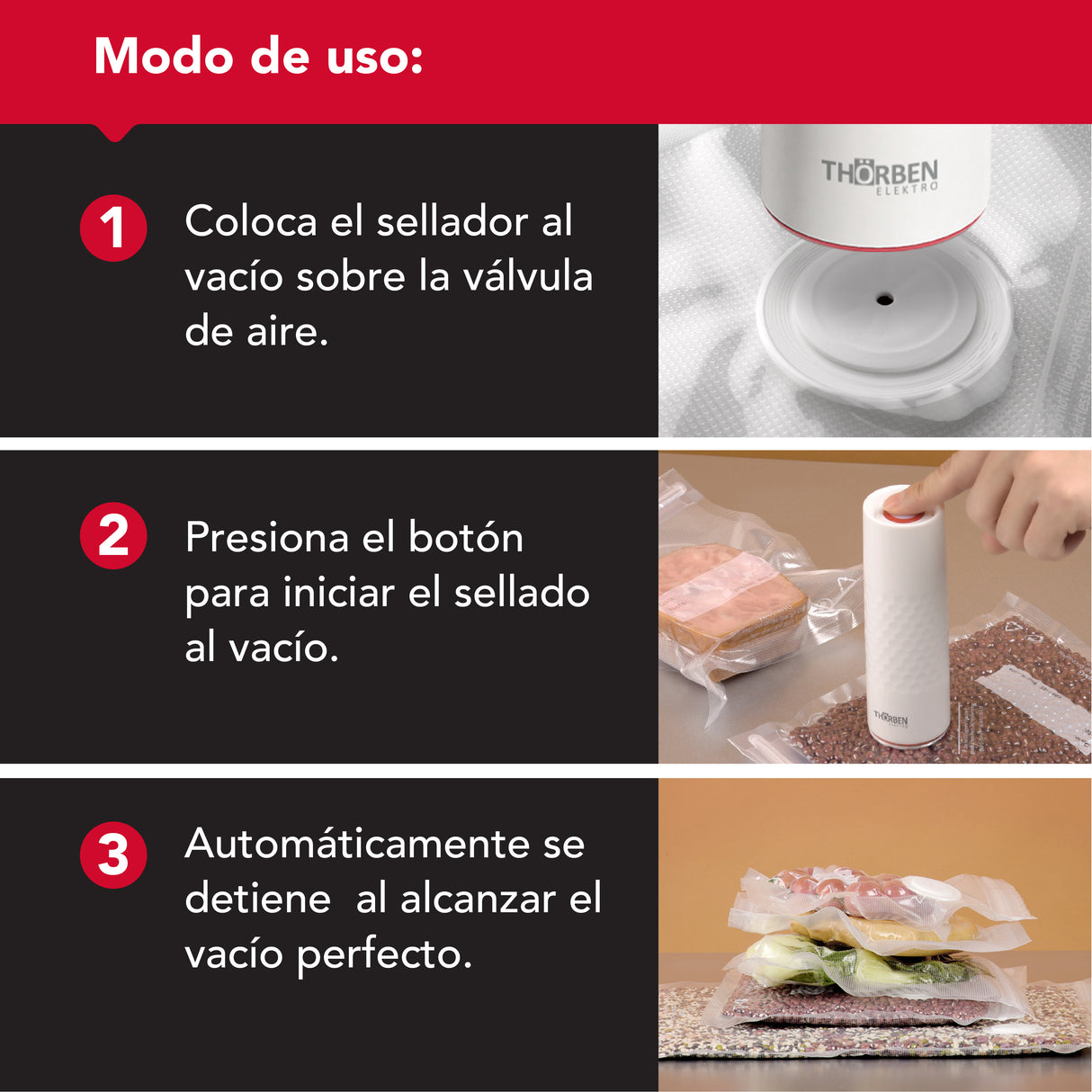 Kit de Conservación al Vacio Thor Keep Fresh