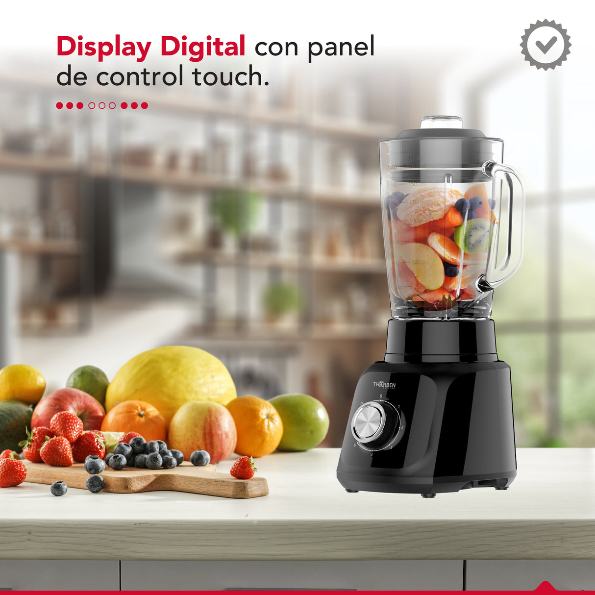 Licuadora Thor Matt Black Blender