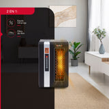 Estufa infrarroja 2 en 1 Thor Mini1500
