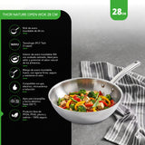 Wok Antiadherente Thor Nature 28 cm