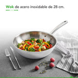 Wok Antiadherente Thor Nature 28 cm