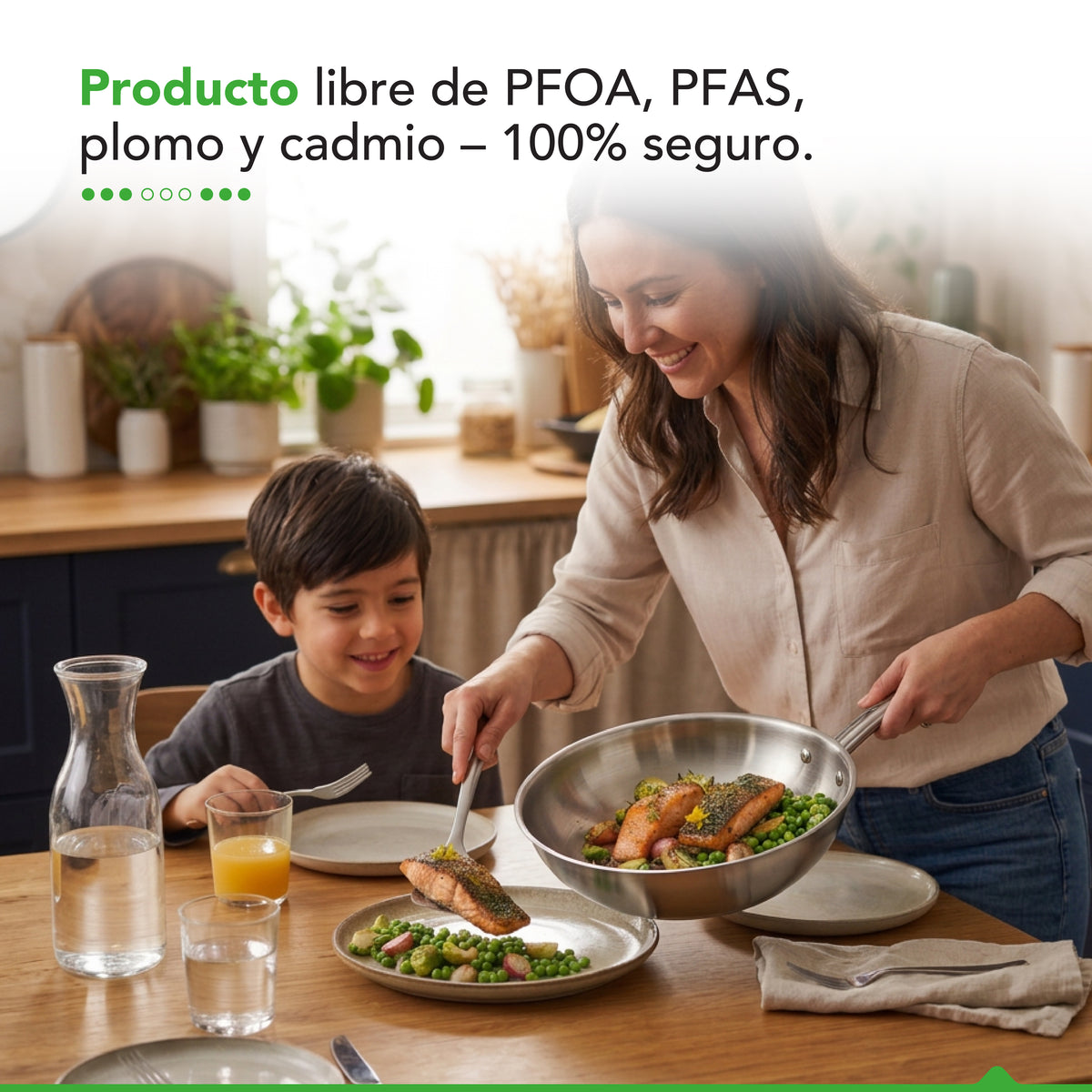 Wok Antiadherente Thor Nature 28 cm