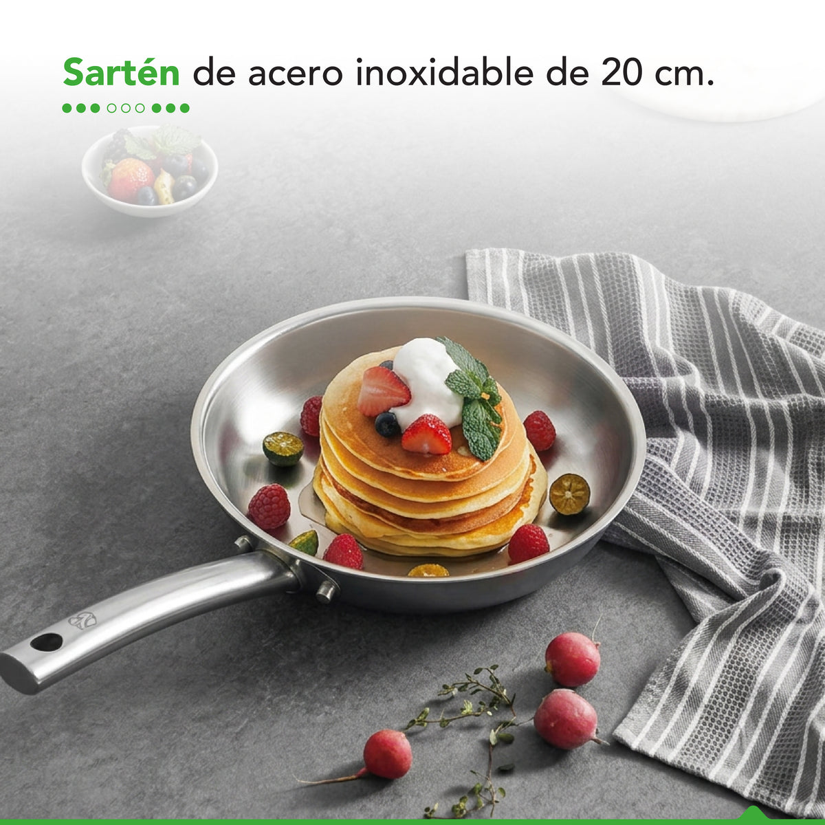 Sartén Antiadherente Thor Nature 20 cm